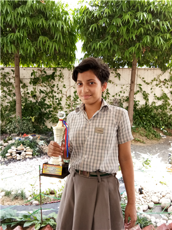 Pravertika Verma of Class - VIII has been declared the Best Chaser of the Day in Sub Junior National Kho Kho Championship.